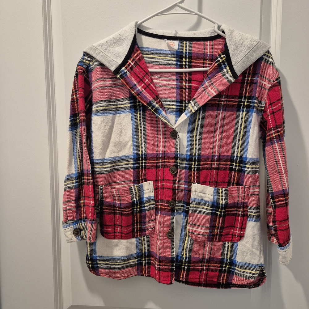 Wonderkids Red Plaid Kids Jacket